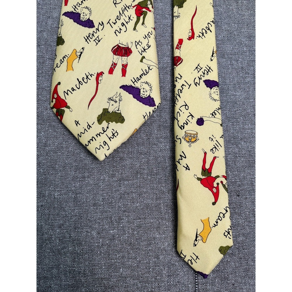 Arkle Scotland Shakespeare Plays Hamlet Macbeth Henry IV Silk Tie England
